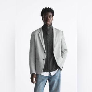 ZARA Men’s 🔥Suit🔥 Linen Jacket- SZ 40